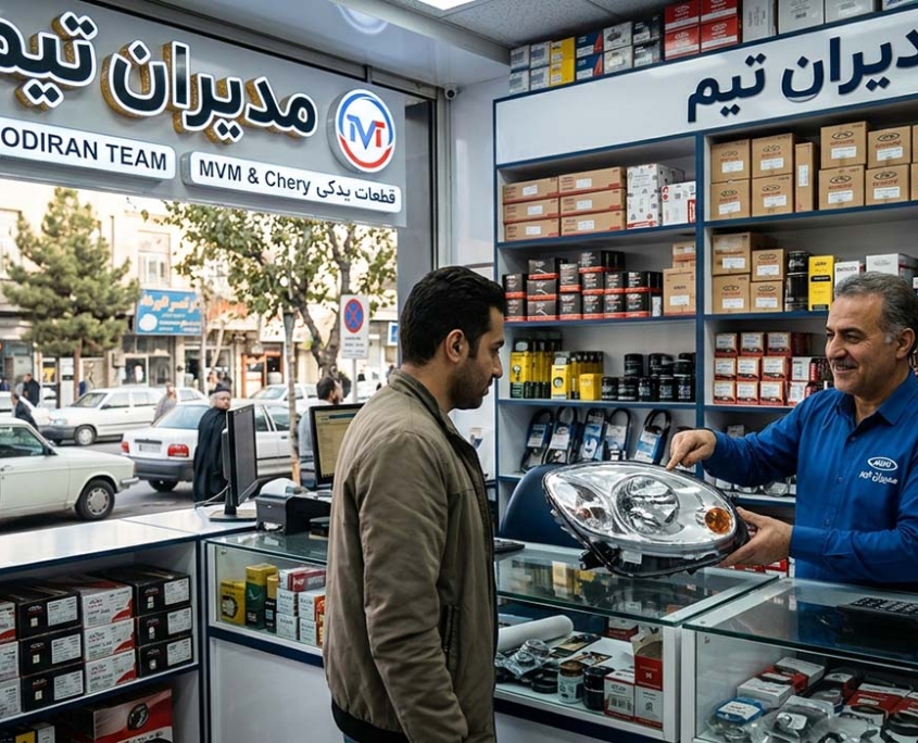 لوازم یدکی ام وی ام در مشهد