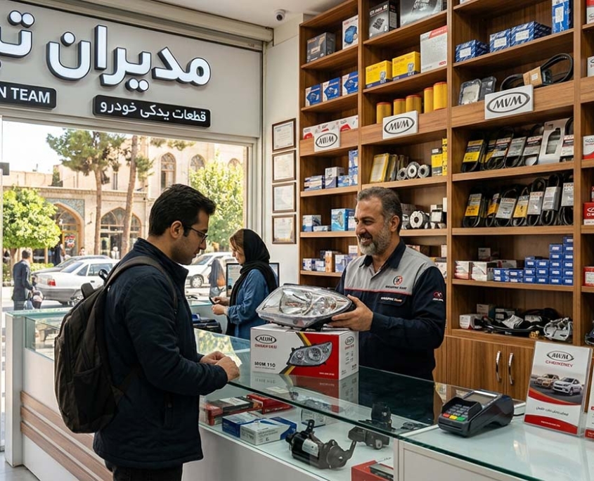 لوازم یدکی ام وی ام در شیراز