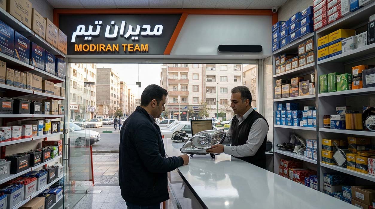 لوازم یدکی ام وی ام در جنت آباد