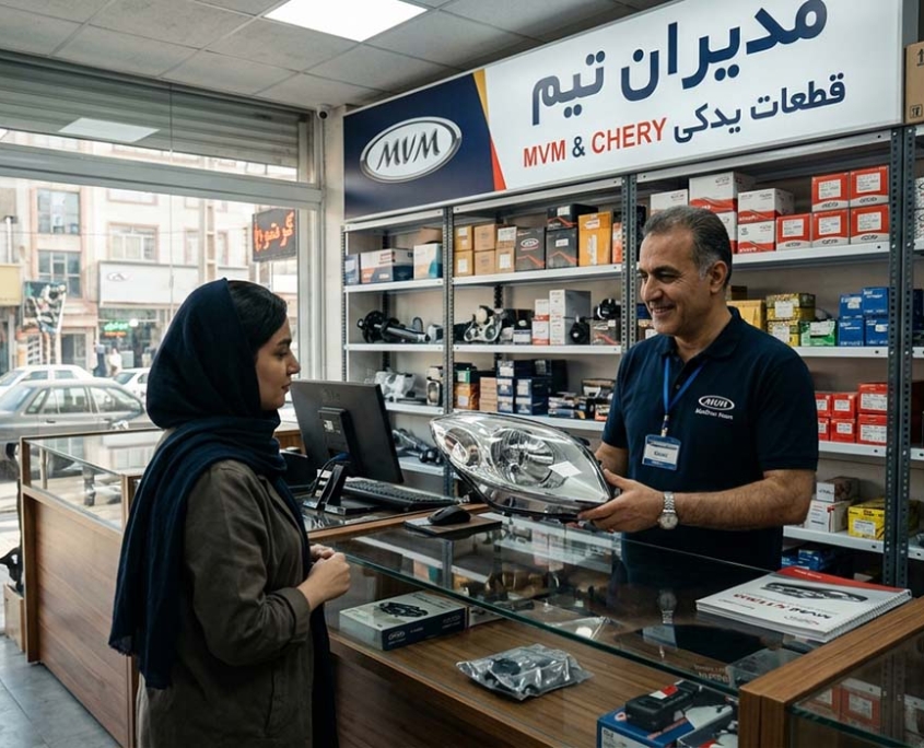لوازم یدکی ام وی ام در کرج