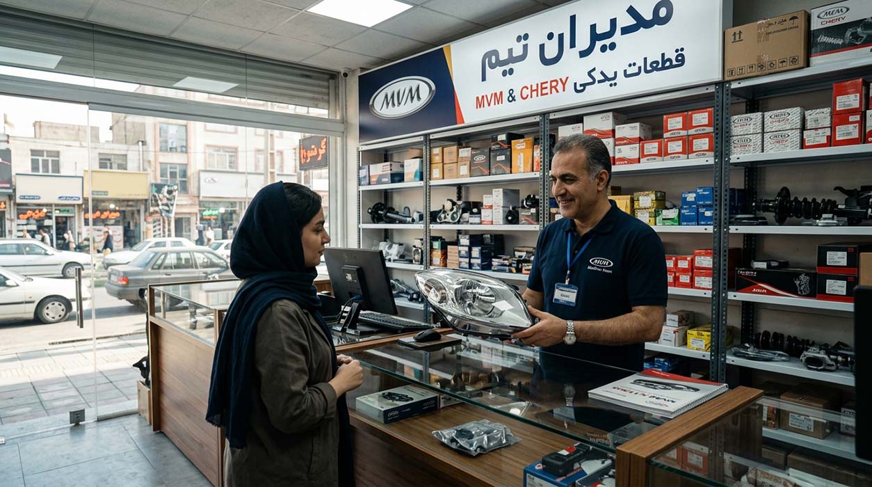 لوازم یدکی ام وی ام در کرج