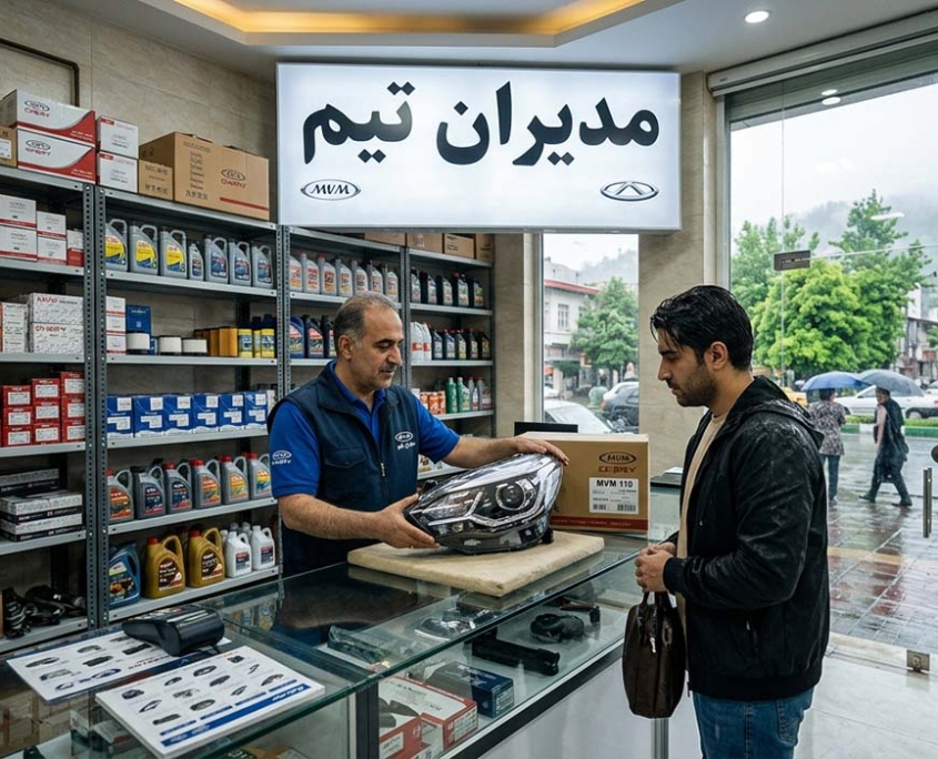 لوازم یدکی ام وی ام در رشت