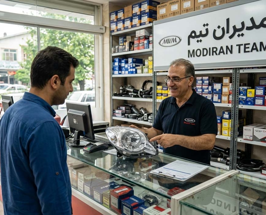 لوازم یدکی ام وی ام در ساری