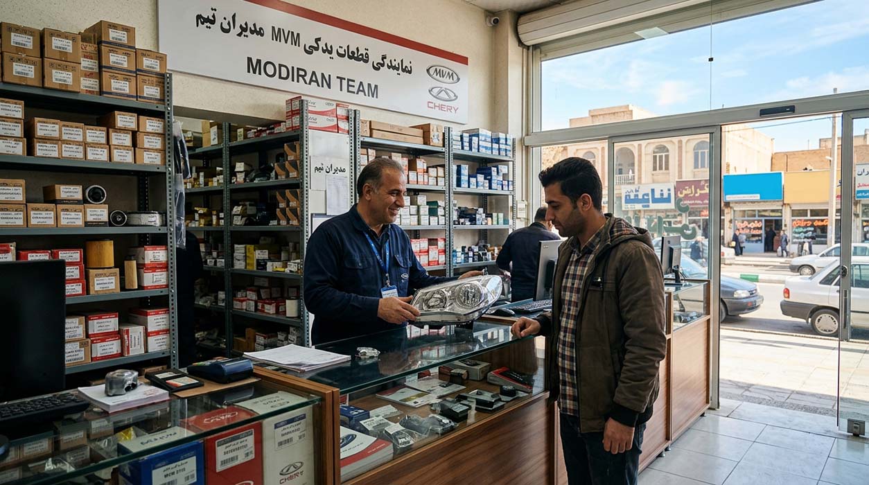 لوازم یدکی ام وی ام در سمنان
