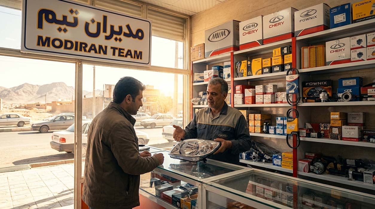 لوازم یدکی ام وی ام در سیرجان