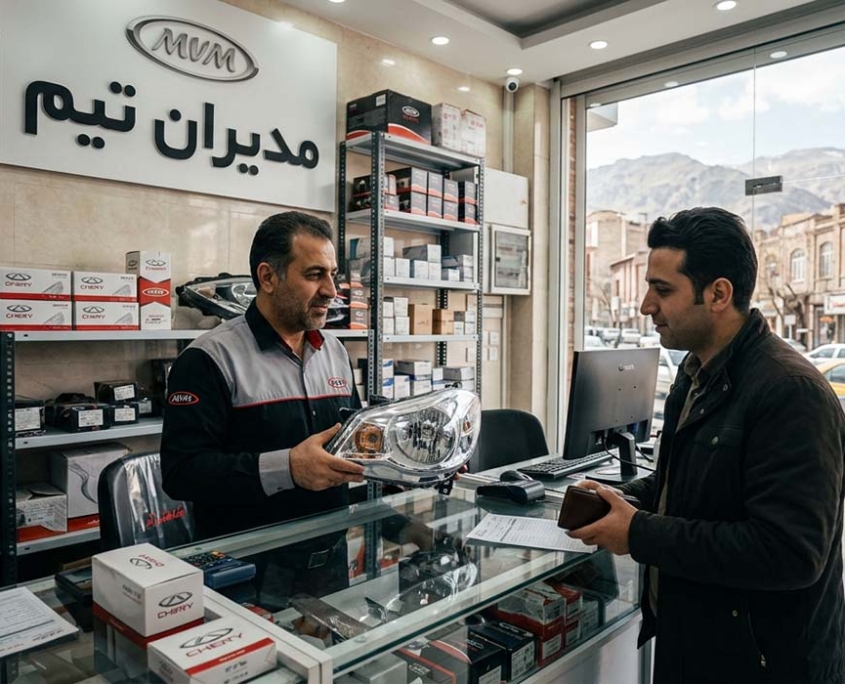 لوازم یدکی ام وی ام در تبریز