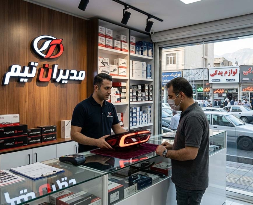 لوازم یدکی فونیکس در خیابان ملت